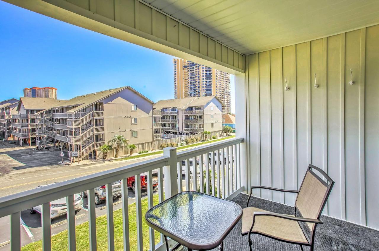 Myrtle Beach Condo With Balcony Walk To Beach! Exteriör bild